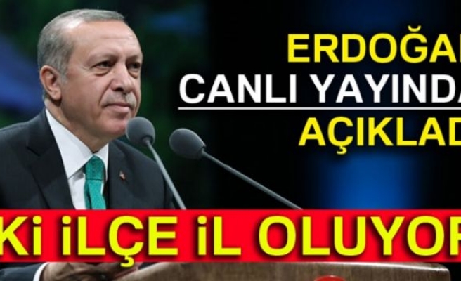 Cumhurbaşkanı Erdoğan’dan Cizre Ve Yüksekova İçin 'İl' Müjdesi