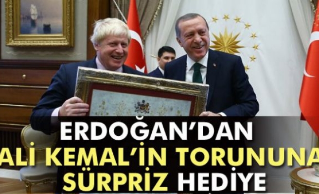 Cumhurbaşkanı Erdoğan'dan İngiltere Dışişleri Bakanı Johnson'a sürpriz hediye