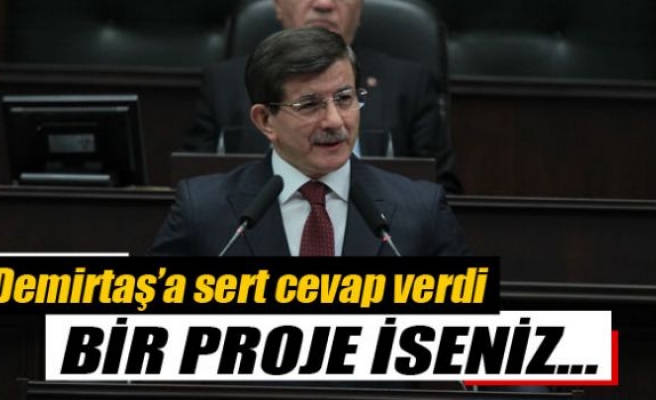 Davutoğlu Demirtaş'a cevap verdi: Bir proje iseniz...