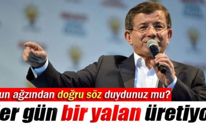 Davutoğlu: 'Kılıçdaroğlu her gün bir yalan üretiyor'