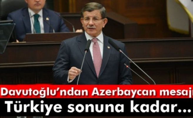 Davutoğlu'ndan Azerbaycan mesajı