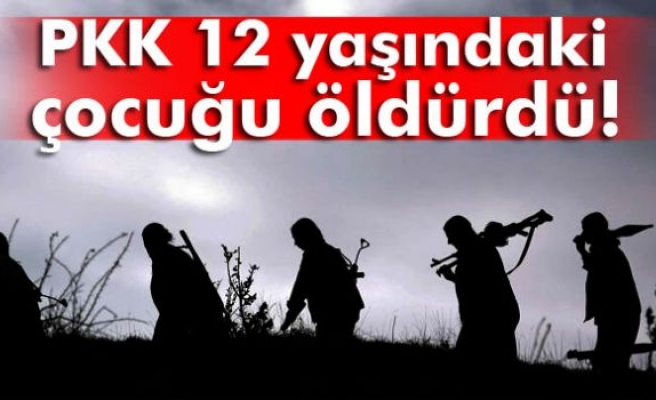Diyarbakır Valiliği açıkladı: PKK 12 yaşındaki çocuğu öldürdü
