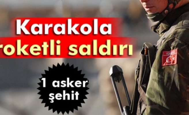 Diyarbakır'da karakola roketli saldırı: 1 asker şehit
