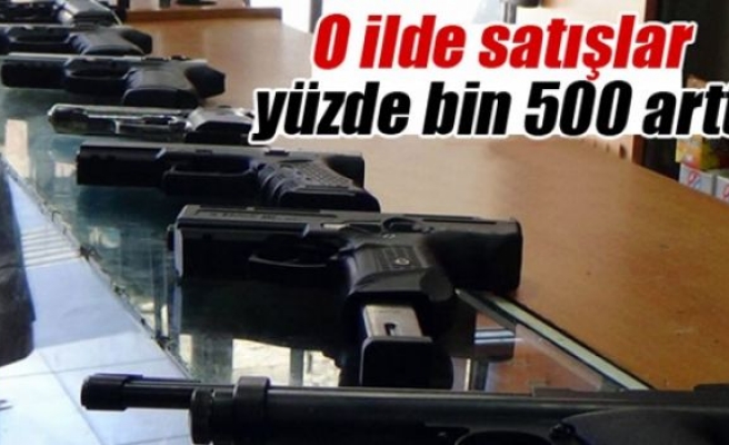 Diyarbakır’da silah satışlarında büyük artış