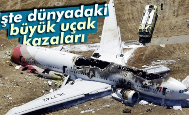 Dünyadaki büyük uçak kazaları