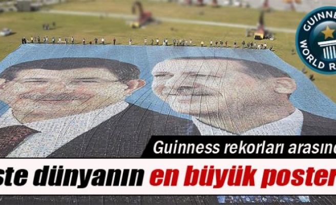 Dünyanın en büyük posteri Türkiye’de