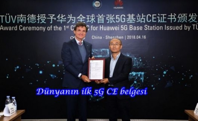 Dünyanın ilk 5G CE belgesi