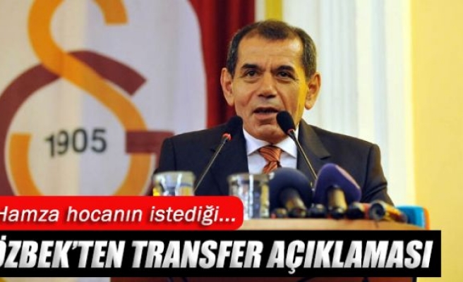 Dursun Özbek'ten transfer açıklaması