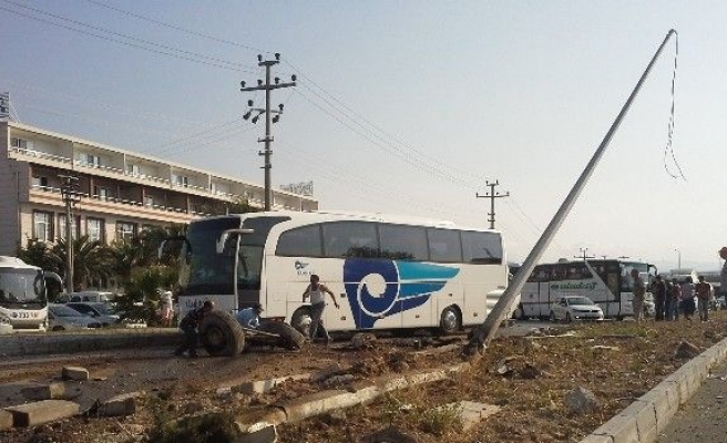 Edremit’te Trafik Kazasında Bir Kişi Yaralandı