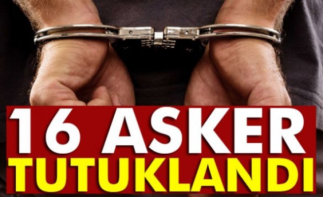 Elazığ'daki FETÖ operasyonunda 16 asker tutuklandı
