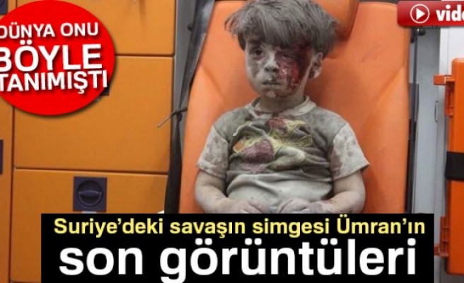 Enkazdan çıkarılan görüntüleriyle Suriye’deki savaşın simgesi olan beş yaşındaki Ümran'ın yeni görüntüleri yayınlandı.