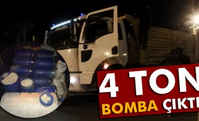 Erciş’te kamyondaki 4 tonluk bombanın düzenekleri iptal edildi