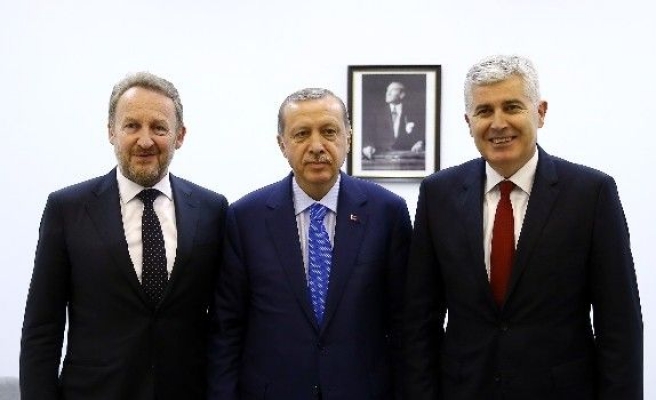 Erdoğan, Bosna Hersek Cumhurbaşkanlığı Konsey Üyelerini Kabul Etti