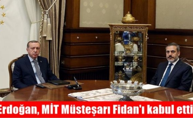 Erdoğan, MİT Müsteşarı Fidan'ı kabul etti