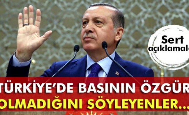 Erdoğan: 'Türkiye’de basının özgür olmadığını söyleyenler...'