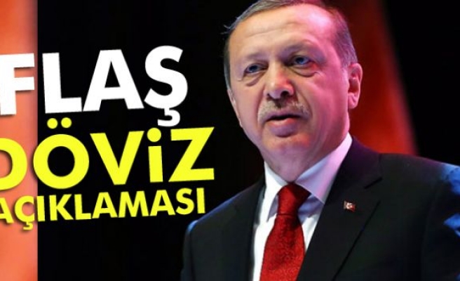 Erdoğan'dan flaş döviz açıklaması