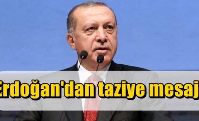 Erdoğan'dan İspanya taziye mesajı