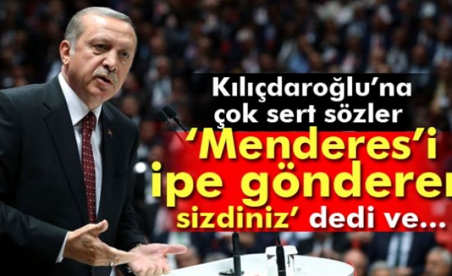Erdoğan'dan Kılıçdaroğlu'na çok sert sözler