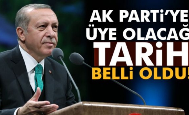 Erdoğan'ın AK Parti'ye Üye Olacağı Tarih Belli Oldu!