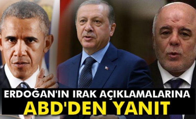 Erdoğan'ın Irak açıklamalarına ABD'den yanıt