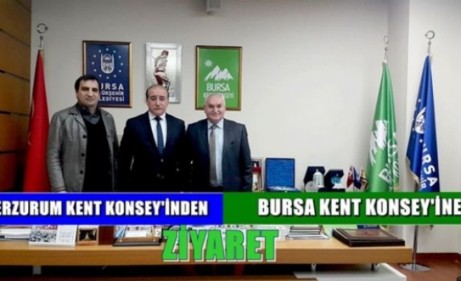 Erzurum Kent Konseyi'nden  Bursa Kent Konsey'ine Ziyaret