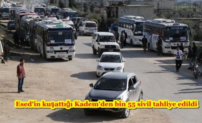 Esed'in kuşattığı Kadem'den bin 55 sivil tahliye edildi