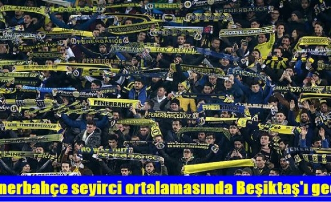 Fenerbahçe seyirci ortalamasında Beşiktaş'ı geçti