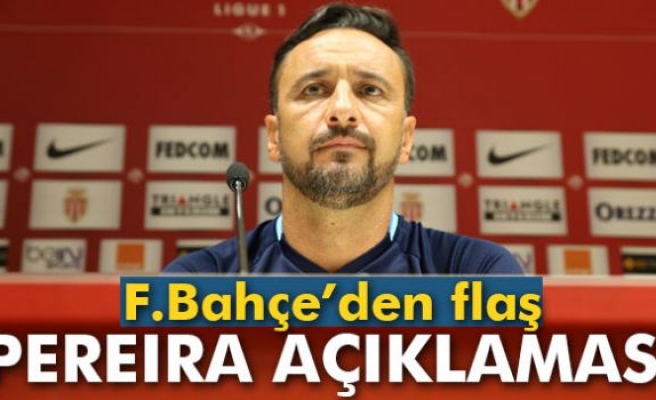 Fenerbahçe'den flaş Vitor Pereira açıklaması