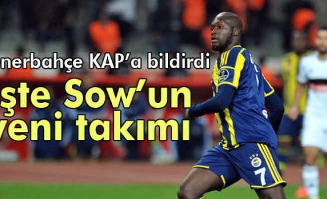 Fenerbahçe’den KAP’a Sow açıklaması