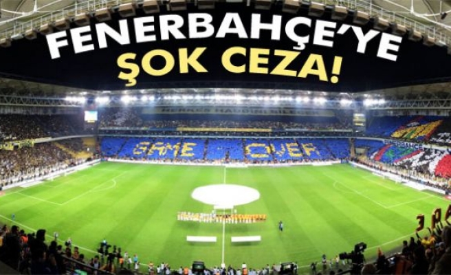 Fenerbahçe'ye tribün kapatma cezası