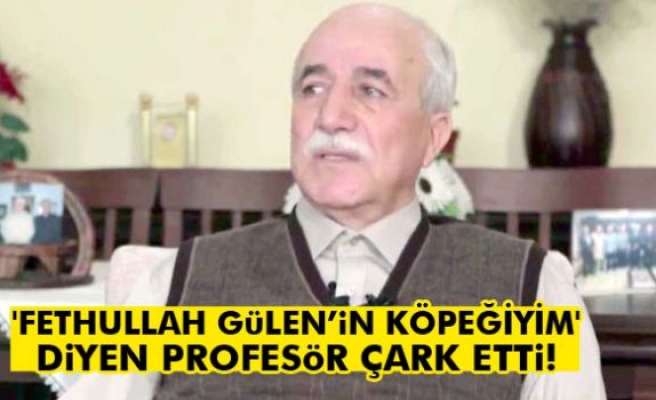 'Fethullah Gülen’in köpeğiyim' diyen profesör çark etti