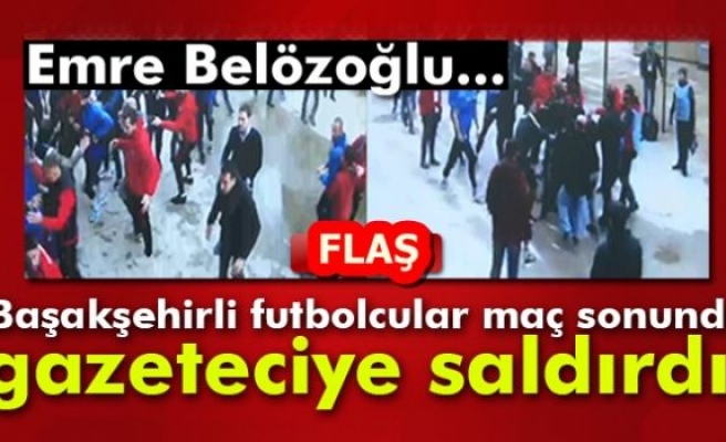 Futbolcular Gazeteciye Saldırdı!