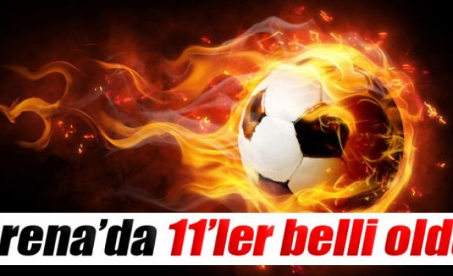 Galatasaray-Gençlerbirliği maçının 11'leri