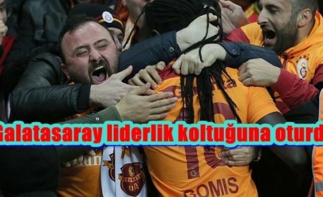 Galatasaray liderlik koltuğuna oturdu