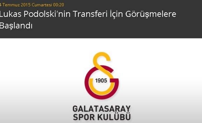 Galatasaray Podolskı’yi Açıkladı