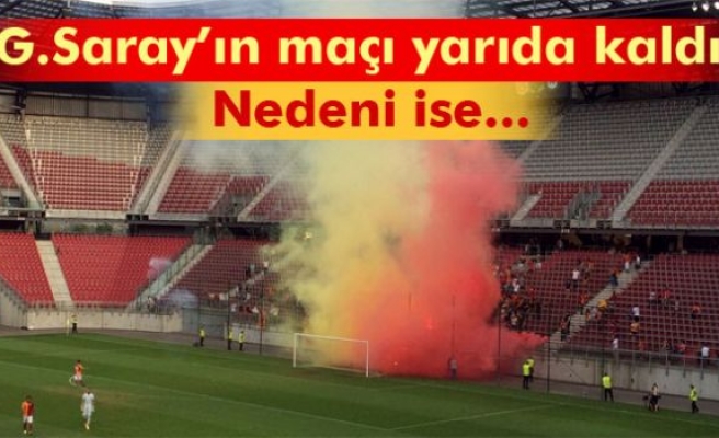 Galatasaray - Udinese maçı iptal edildi
