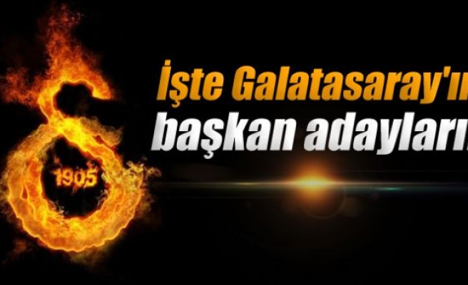 Galatasaray'da başkan adayları başvurularını yaptı