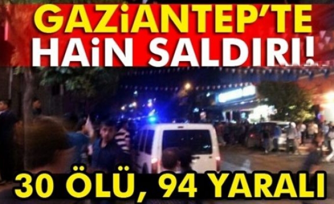 Gaziantep’te bombalı saldırı