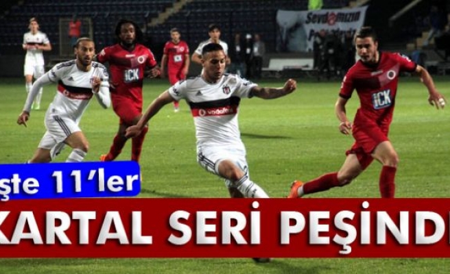 Gençlerbirliği-Beşiktaş maçının 11’leri