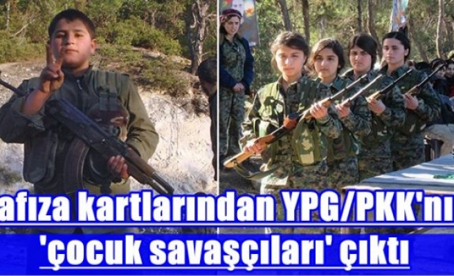 Hafıza kartlarından YPG/PKK'nın 'çocuk savaşçıları' çıktı