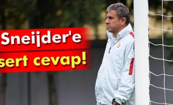 Hamza Hamzaoğlu'dan Sneijder'e sert cevap