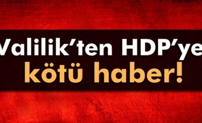 HDP’ye Kazlıçeşme izni çıkmadı