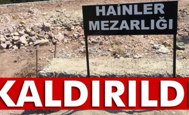 İBB Başkanı Kadir Topbaş: 'Hainler mezarlığı tabelasını kaldırttım'