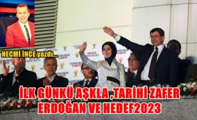 İlk günkü aşkla tarihi zafer ,Erdoğan ve hedef 2023