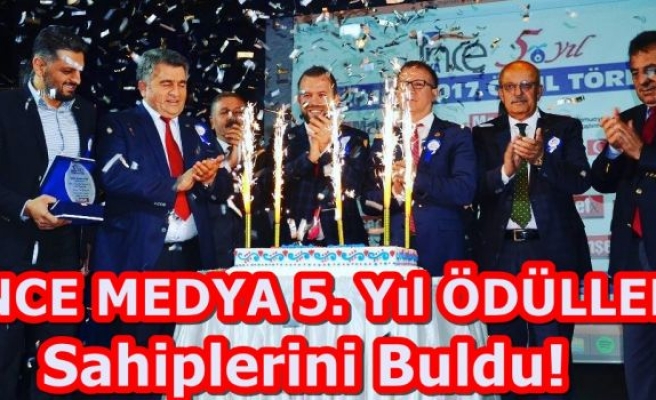 İNCE MEDYA 5.YIL 2016-2017 ÖDÜLLERİ SAHİPLERİNİ BULDU!