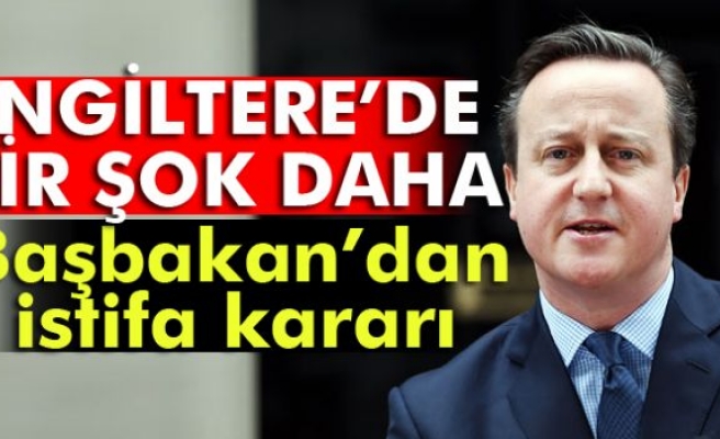 İngiltere Başbakanı David Cameron'dan istifa kararı