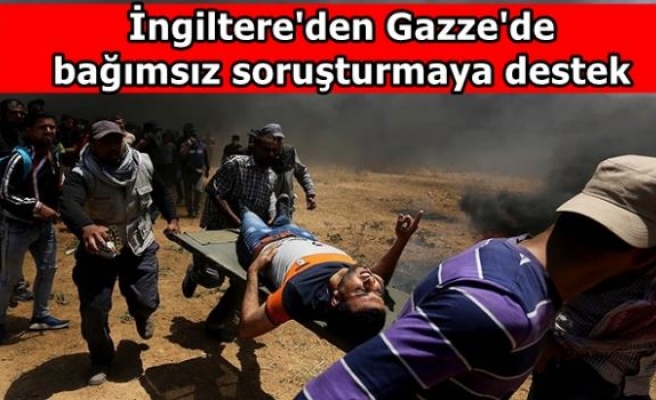 İngiltere'den Gazze'de bağımsız soruşturmaya destek