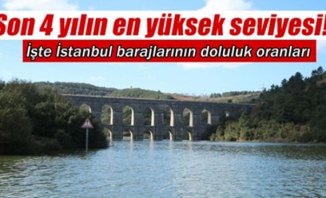 İstanbul barajları kapak açacak noktaya geldi