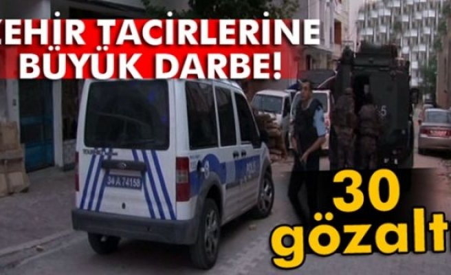 İstanbul merkezli 5 ilde zehir tacirlerine şafak operasyonu düzenlendi