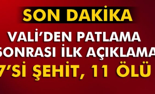 İstanbul Valisi'nden saldırı açıklaması: 7'si şehit 11 ölü